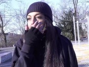 GERMAN SCOUT - Swiss tattoo model Lady Fiina gets fucked dirty at her first porn casting 3/16