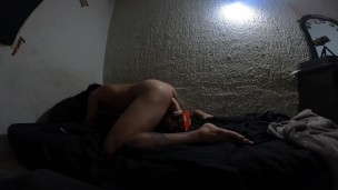 cabalgo dildo con reggaeton only fans, latino, solo, riding