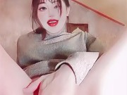 【個人撮影】膣マッサージ。みんなはちんこの周りや金玉をマッサージしてね♡ 10/16