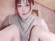 【個人撮影】膣マッサージ。みんなはちんこの周りや金玉をマッサージしてね♡ 2/16