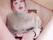 【個人撮影】膣マッサージ。みんなはちんこの周りや金玉をマッサージしてね♡ 4/16