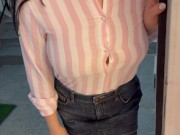 دختر همسایه میاد تخم‌مرغ بگیره بجاش تخم های شوهر همسایه میگره - Screenshot 1 of 16 - Brunette