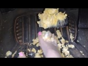 Smashing cupcakes into my breaks getting filling all over 14/16