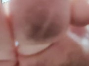 Wiggling and scrunching my big dirty stained feet in front of you 14/16