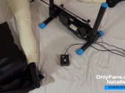 Natallien gets heavy fucked by F-machine / OnlyFans