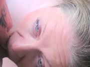 Step daughter gets a massive facial and rubs it in 1/16