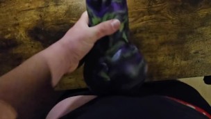 Fucking my New Bad Dragon toy❤️😏😇