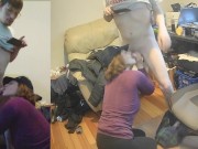 As Soon as He Heard it was a Threesome HE CAME INSTANTLY! 11/16