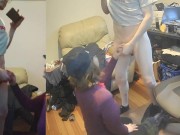 As Soon as He Heard it was a Threesome HE CAME INSTANTLY! 12/16