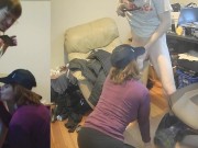 As Soon as He Heard it was a Threesome HE CAME INSTANTLY! 16/16