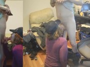 As Soon as He Heard it was a Threesome HE CAME INSTANTLY! 4/16