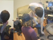 As Soon as He Heard it was a Threesome HE CAME INSTANTLY! 6/16