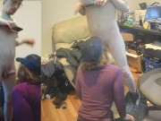 As Soon as He Heard it was a Threesome HE CAME INSTANTLY! 7/16