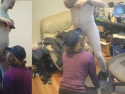 As Soon as He Heard it was a Threesome HE CAME INSTANTLY! 8/16