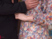 Redhead teen with nipple piercing sucks and fucks deeply 3/16