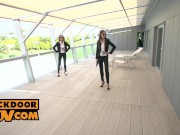 POV - Anal agents Tina Kay and Veronica Leal put your cock to work 1/16