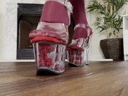 Sexy ASMR Walking In Stripper Heels/High Heels Sounds 16/16