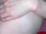 The whole dick goes in deep on tiny white girl 1/16