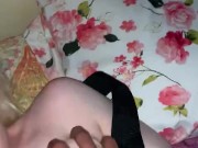 The whole dick goes in deep on tiny white girl 14/16