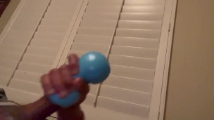 Using the Cake Stroker to make myself cum