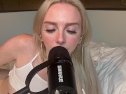 POV ASMR Sex Roleplay. Sucking, Riding, Wet Pussy Sounds & Cumming All For You - Remi Reagan 4/16