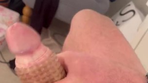 Fucking my sleeve with a 9 inch cock