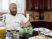 BRAZZERS - Sky Pierce Is Ready To Get Down To Business With Xander Corvus Right There In The Kitchen 2/16