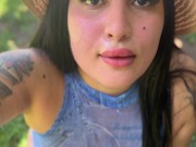 JARDINERA TETONA termina toda regada de LECHE 16/16