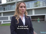 Public Agent British babe Ivy Maddox as a hot worker getting laid in a public washroom 2/16