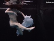Dark pool vibes with white dress girl 13/16