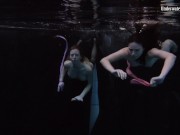 Stepsisters going into public swimming pool 10/16