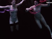 Stepsisters going into public swimming pool 15/16