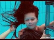 Petite Nata Szilva swimming naked 5/16