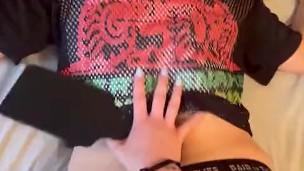 POV Mommy straps you down, teases you, then strap on fucks your brains out! Alt girl domme & FTM sub