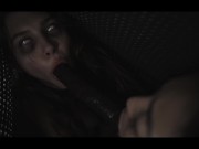 Alien monster Ellie and Emiri fuck and creampie each other 12/16