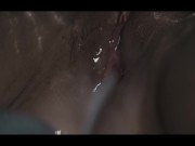 Alien monster Ellie and Emiri fuck and creampie each other 6/16