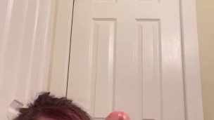 YOUNG TIGHT TWINK knows how to ride THICK COCK taking video requests of/lilnecktat