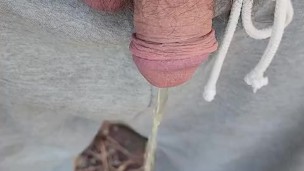 Quick piss outside