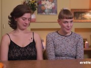 ersties - intensive strap-on-action im doggystyle mit emma k und amanita 2/16