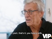 VIP4K. Older husband asked his friend to came and fuck his hot busty wife 8/16