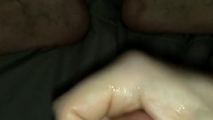 Sexy Crossdresser Strokes His Pretty Cock