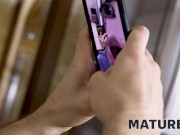 MATURE4K. Willy Regal sneaks into his own horny stepmother's hairy snatch in bed 2/16