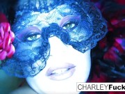 Charley Chase in lingerie & stockings 2/16