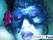 Charley Chase in lingerie & stockings 5/16