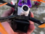 Hand Launch and Land with Racing Drone 🤯🤯🚀🚀 3/16