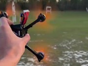 Hand Launch and Land with Racing Drone 🤯🤯🚀🚀 4/16