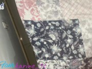 Brazilian hottie ripped shorts, huge cock,doggy style, deep throat cum in mouth 10/16