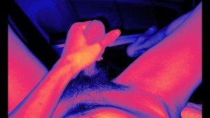 Jerk off session interupted