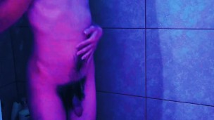 Taking a shower and relieving some stress