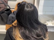 Asian Slut Swallows Cum at Walmart 8/16